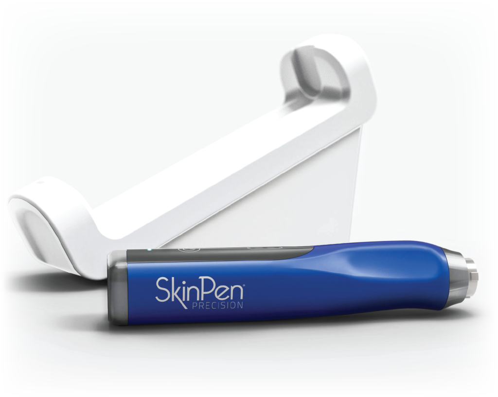 Microneedling Microneedling Nobilis SkinPen, prikaz skinpen za microneedling, je v modri barvi